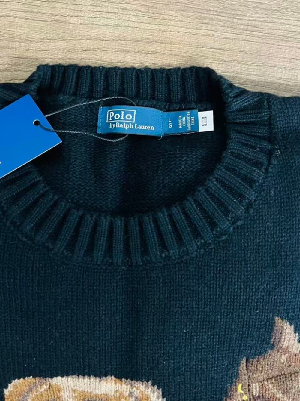 Polo Ralph Lauren Bear Horse Wool Sweater - Picture 4 of 7